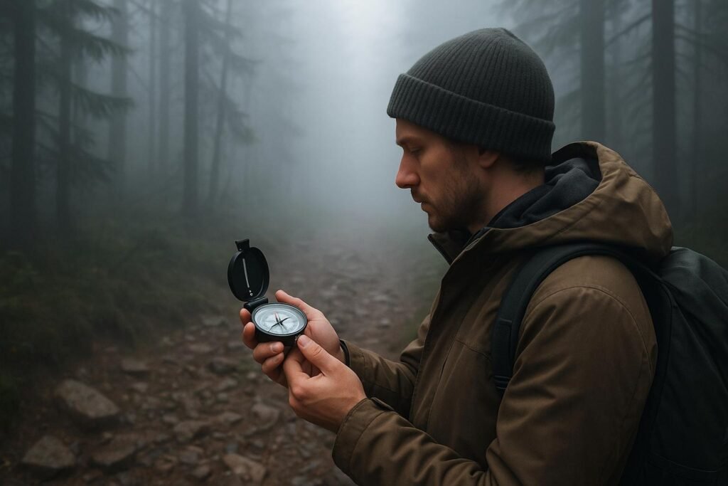 How to Use a Compass in Low Visibility