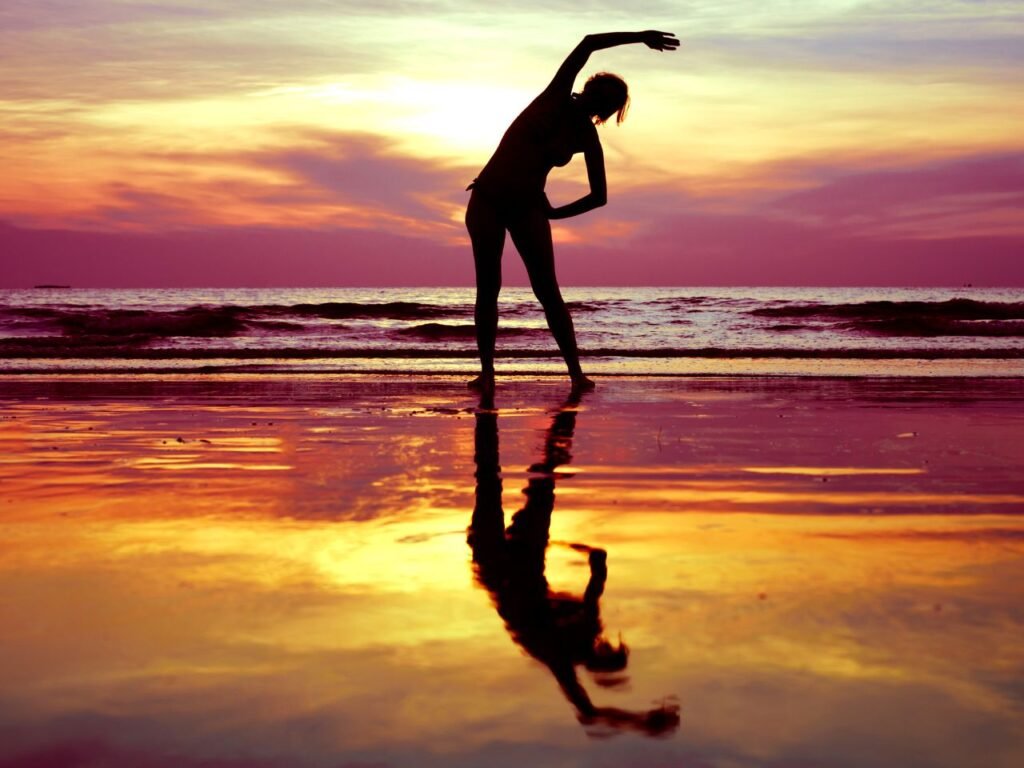 stretching / stretch