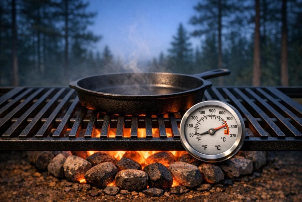 Campfire Cooking Temperature Converter