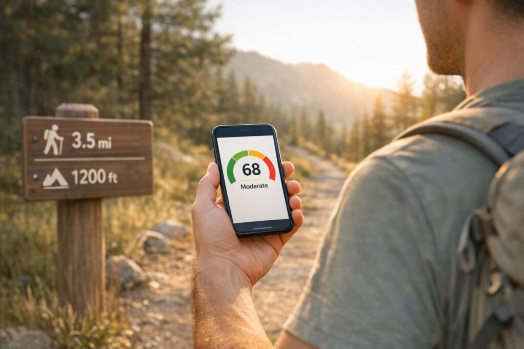 Hiking Trail Difficulty Calculator