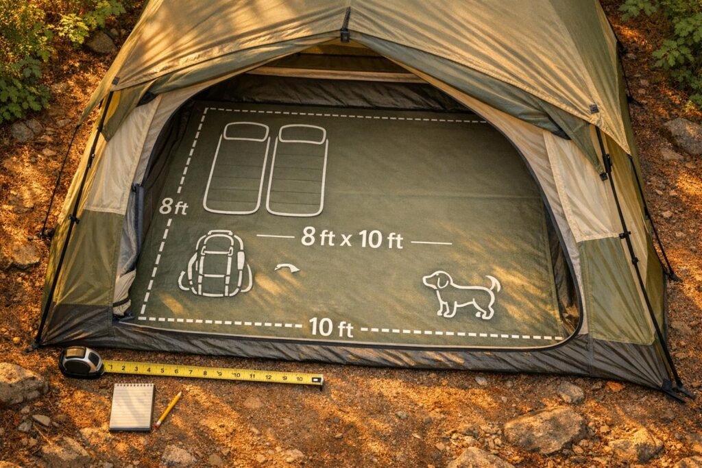 Camping Tent Size Calculator