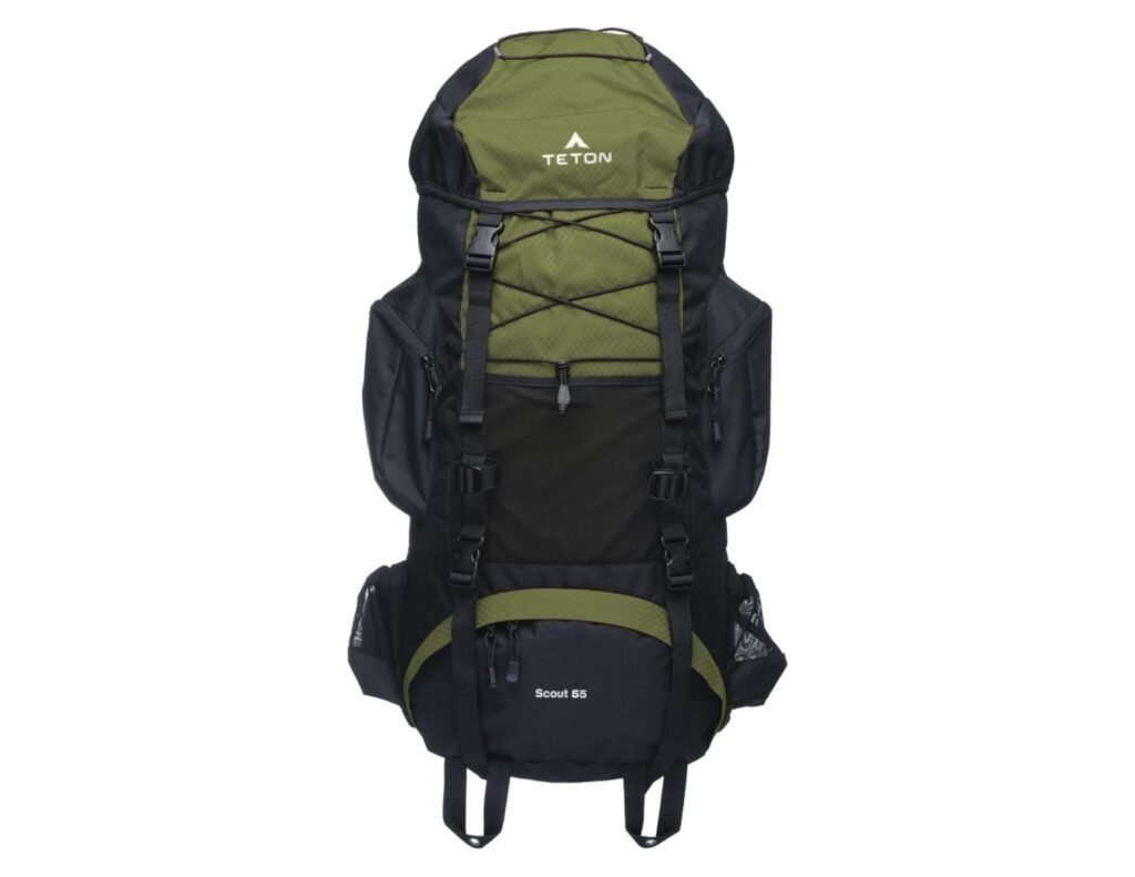 Teton 55L Scout Internal Frame Backpack for Hiking