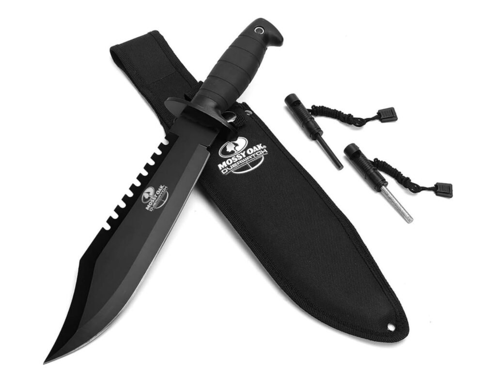 Mossy Oak 15-inch Fixed Blade Hunting Bowie Knife
