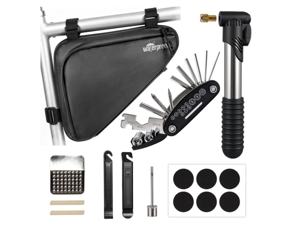 NDakter Bike Frame Bag with Repair Kit